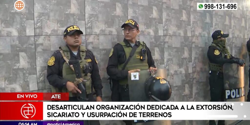 Ate Policía Y Fiscalía Desarticuló Banda Dedicada A La Extorsión Sicariato Y Usurpación De 4563